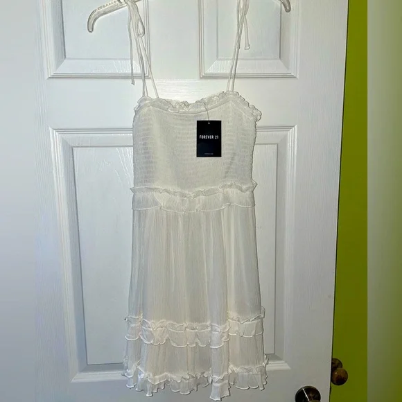 White summer dress forever 21 cheap